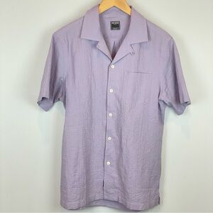 Todd Snyder Camp Collar Shirt - Small - Light Purple
